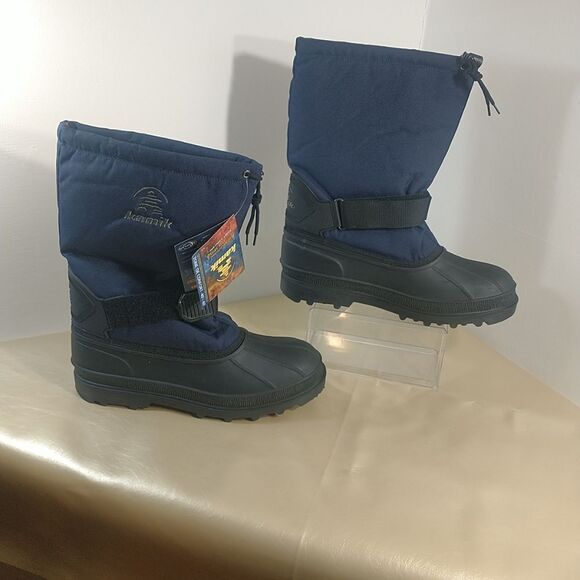 Kamik Cold Weather Boots Mens SZ 14 Blue Waterproof Snowboots Includes Liners. - Picture 5 of 11